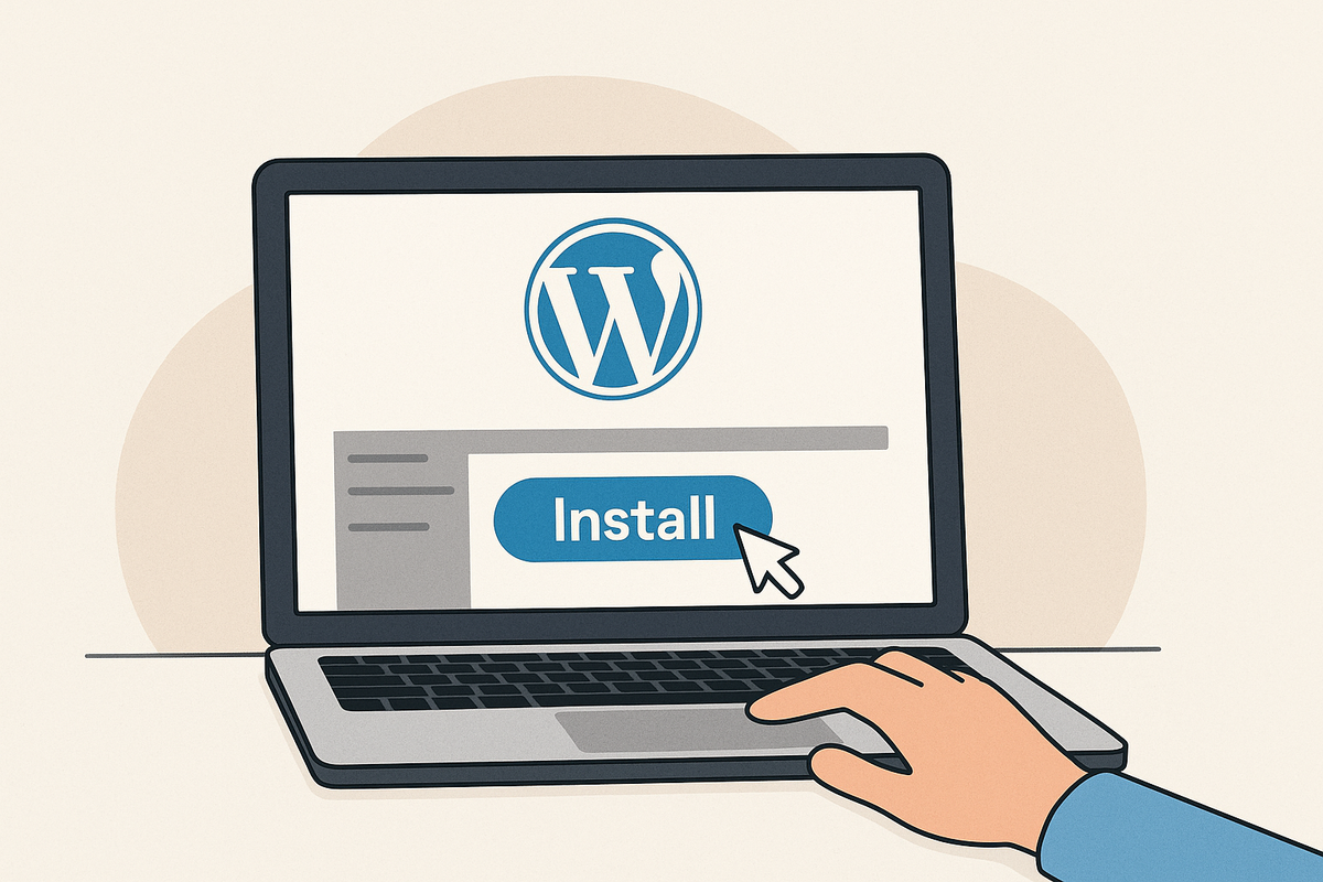 Step-by-Step: Installing WordPress with 1-Click